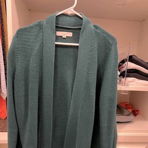 Loft Green Tunic Cardigan
